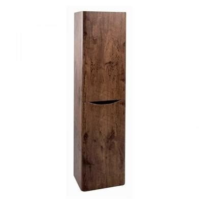 Utilizing the height of the room with tall bathroom cabinets or linen towers can double or triple your storage capacity without taking up double or triple the space. Walnut Wall Hung Tall Bathroom Storage Cabinet - 400mm ...