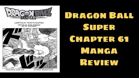 I've been waiting for the anime in 7 months now and all that time there was an manga. Dragon Ball Super Chapter 61 Manga Review - YouTube