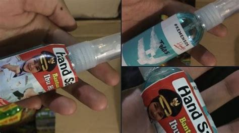 Telpon saudara dekat kejadıan perkara masukın botol !! Viral Foto Bupati Klaten di Botol Hand Sanitizer, Bawaslu ...