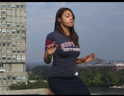 I'm 'unapologetic about what i believe'. Young Alexandria Ocasio-Cortez as an undergrad @BU, circa ...