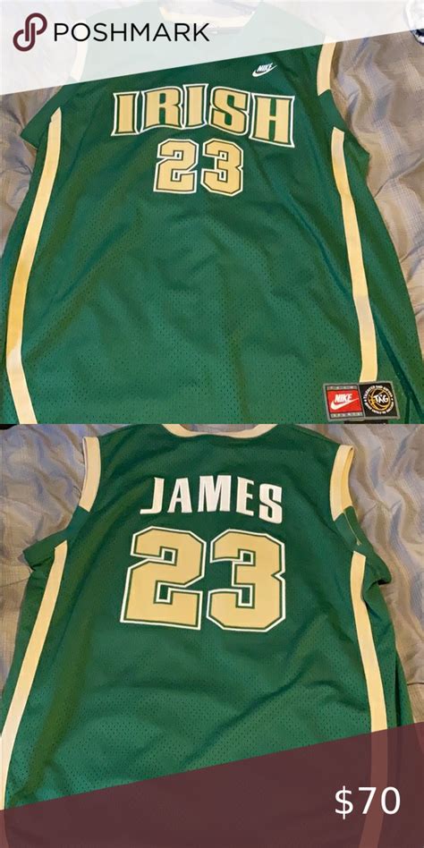 The next most such seasons is 8 by oscar robertson. Lebron James 2003 Nike High School Irish Jersey in 2020 ...