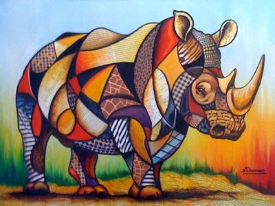 November 8, 2016november 8, 2016 ~ justynsimon. Cubist Rhino :: The Artwork of Steven Schuman
