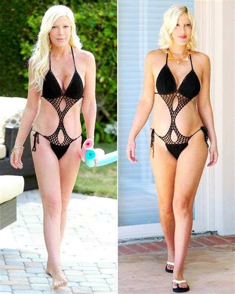 In bh90210, tori spelling gamely turns in a performance as a warped sort of fame monster for nearly two decades' worth of the life of our culture, tori spelling has been apologizing for herself. Tori Spelling is Back in her Pregnancy Monokini | News at ...