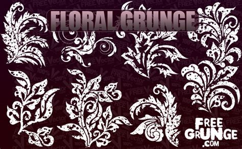 Any other artwork or logos are property and trademarks of their respective owners. Floral Grunge (26525) Free EPS, SVG Download / 4 Vector