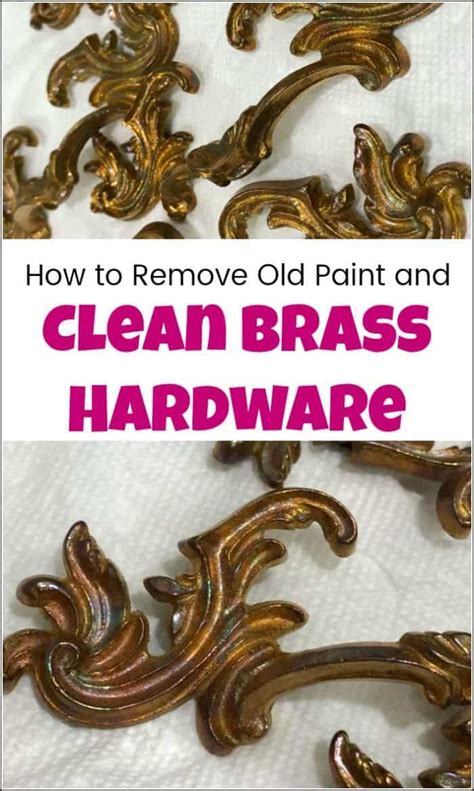 Check spelling or type a new query. How To Remove Old Paint And Clean Brass Hardware Upcycle ...