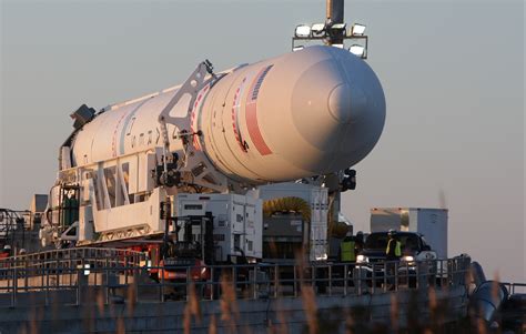 29, 2019, at nasa's wallops flight facility in virginia. AmericaSpace photograph of Orbital Science Corporation's ...