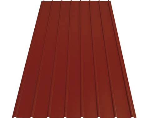 Die plattenbreite beträgt 1138 mm, die nutzbreite 1100 mm. PRECIT Trapezblech H12 brown red RAL 3011 2000 x 910 x 0,4 ...