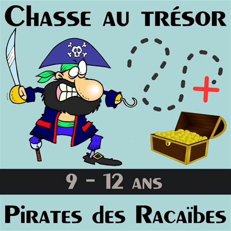 Chasse au trésor pirate à imprimer : Pirates des Racaïbes