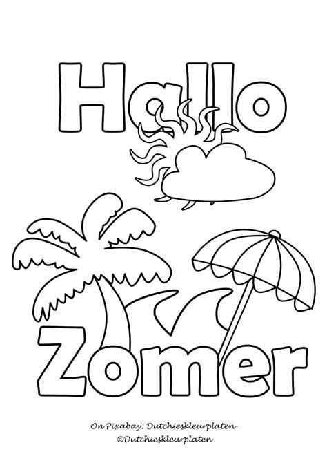 Welkom op de praktijkwebsite van dr. Zomer #kleurplaten Deel 2. » Crea met kids