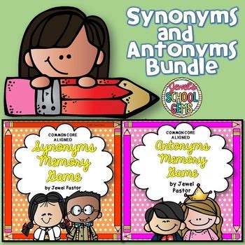 Antonyms and Synonyms Activities BUNDLE (Synonyms and Antonyms Center ...