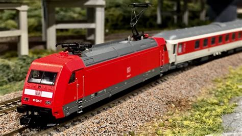 Рет қаралды 7959 жыл бұрын. L.S.Models CNL "City Night Line" mit E-Lok BR101 , lief im ...