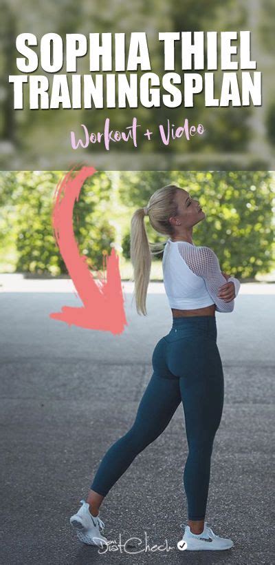 Schlank + fit in 12 wochen! Sophia Thiel Trainingsplan - Übungen für jede Muskelgruppe ...