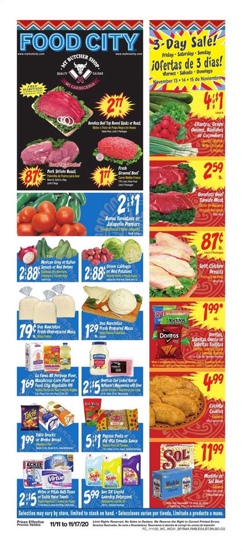 Target stores highlight different items on sale on a weekly basis. Food City flyer 11.11.2020 - 11.17.2020 - page 1 | Weekly Ads