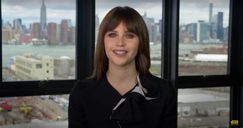 While the character sacrificed herself to make that mission into a reality, jones seems interested in reprising the role sometime in the future. Force for Change Video Featuring Rogue One's Felicity Jones