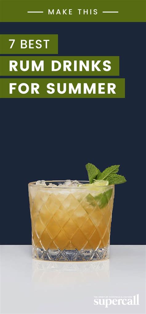 Dark rum daiquiri aka barbados cocktail w velvet falernum! The 7 Best Rum Drinks to Sip All Summer | Best rum drinks ...