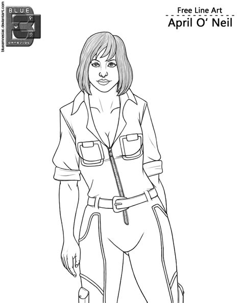 In many of the tmnt continuities, she is a good friend of the turtles: FLA April O' Neil 12122011 by BLUEamnesiac on DeviantArt
