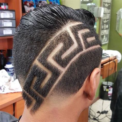 These haircut designs are limited by only one thing: Zig Zag Lines Design in Fade | Haircut designs for men ...