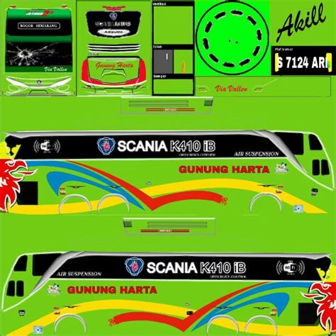 Untuk para penggemar bus nusantara pasti tahu fenomena saat ini. Livery Bus Shd Tronton Gunung Harta - livery truck anti gosip