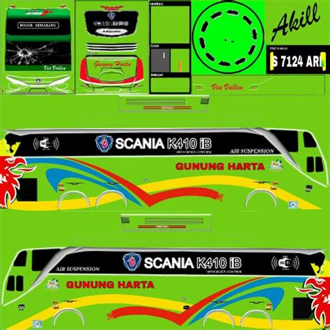 Bus gunung harta bergaya livery bus simulator indonesia bussid. Livery Bus Shd Tronton Gunung Harta - livery truck anti gosip