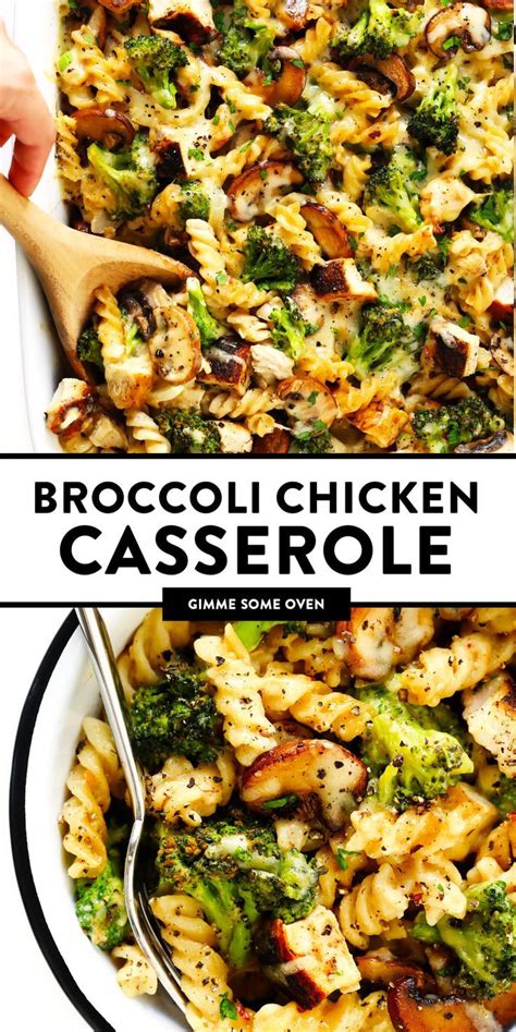 Healthy green bean casserole ingredients: Healthier Broccoli Chicken Casserole Recipe | Gimme Some ...