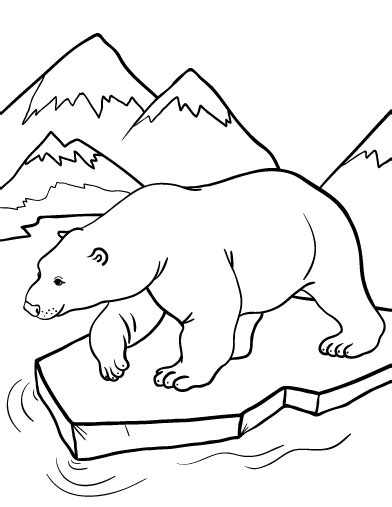 As an abcteach member you have unlimited access to our 22,000+ clipart illustrations and can use them for commercial use. Free Polar Bear Coloring Page