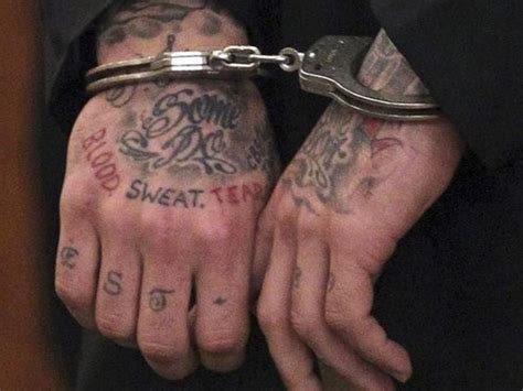 Case in point, the former new england patriots tight end was seen in court in boston sporting a prominent (alleged) bloods gang tattoo on his neck. Celebnsports247: Latest Celeb Sports News; Sports Gossip