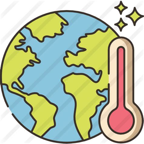 The effort has focused on changes observed during the period of instrumental temperature record, particularly in the last 50 years. Cambio climático - Iconos gratis de ecología y medio ambiente