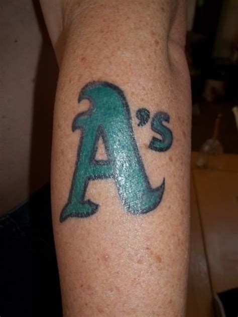 We welcome people of all colors, body types, and gender expressions. oakland A's tattoo | Flickr - Photo Sharing!