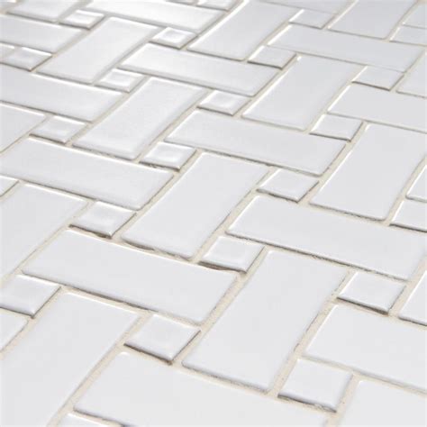 Get free shipping on qualified basketweave tile or buy online pick up in store today in the flooring department. Merola Tile Basket Weave White 9-3/4 in. x 9-3/4 in. Porcelain Mosaic Floor and Wall Tile ...
