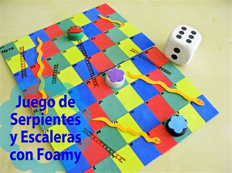 Fomenta la reflexión en torno a las situaciones que niños, niñas y adolescentes migrantes han vivido. Pegostes y Colores: Juego de Serpientes y Escaleras con Foamy