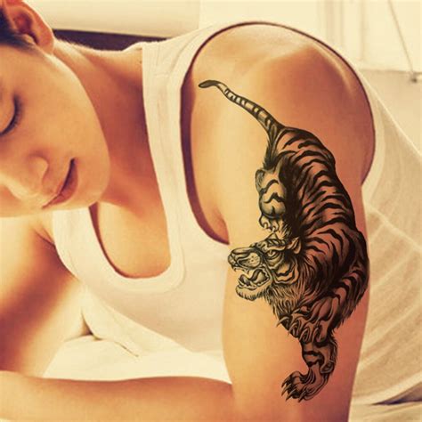 We specialize in a wide range of temporary body art including custom tattoos, with the option to add unique effects like metallic, glitter, glow in the dark, and so much more! Aliexpress.com : Buy Men Waterproof Temporary Tattoos 3D ...