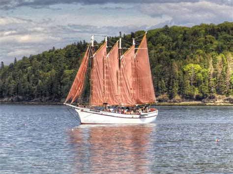 The quiet grassy grounds have an outdoor pool, a playground, a picnic area, and ample parking spaces. Historic Schooner Tour - Acadia Inn | Bar Harbor | Maine