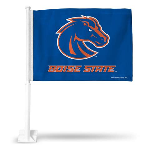 Providing you with custom window treatments for over 40 years! Official Licensed College Car Flags - Boise State Broncos ...