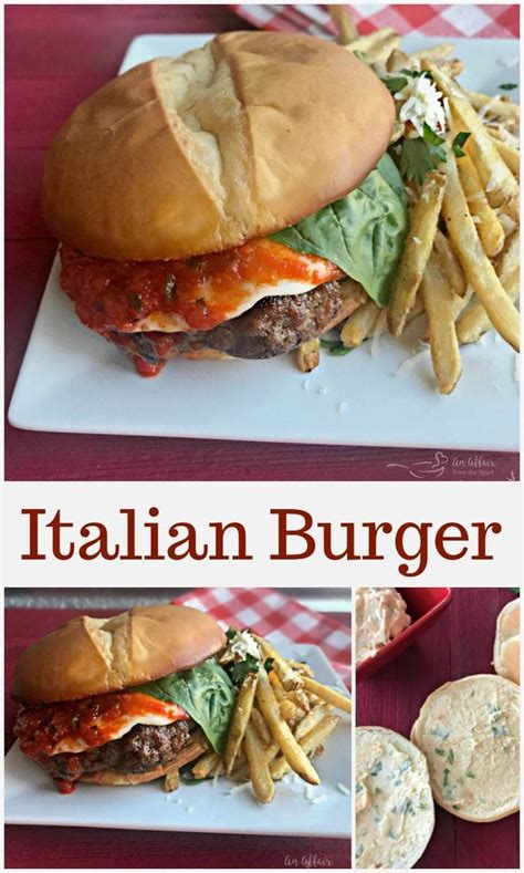 The beef burger patties are so juicy and this recipe really does make outstanding burgers. Italian Burger | Recipe | Italian burger, Beef recipes ...