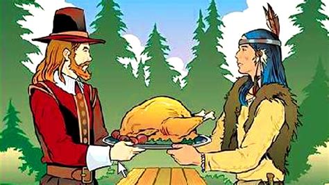 History stated, in 1621, the plymouth colonists and wampanoag indians shared an autumn harvest. » Thanks Giving and Its History..