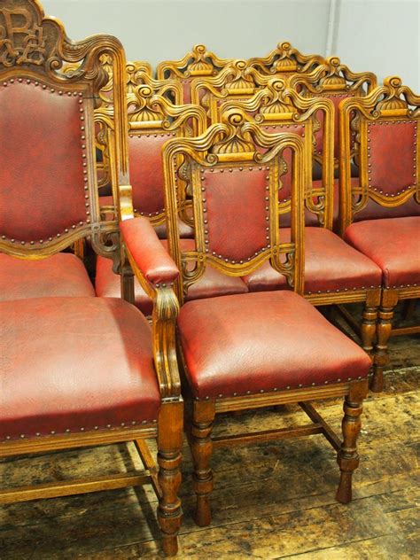 Check out our oak dining room set selection for the very best in unique or custom, handmade pieces from our shops. Set of 24 Victorian Carved Oak Dining Chairs For Sale at ...