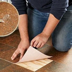 The pieces are simply laid on the floor. How to Repair Vinyl Flooring | Carolina Flooring Services