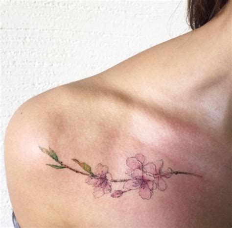 A cherry blossom tattoo is taken as a symbol of beauty and purity. 50+ Japanese Cherry Blossom Tattoos You Should Get This Spring