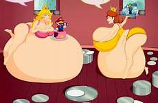 hentai gain weight peach princess belly daisy mario big super xxx deletion flag options size obese luigi