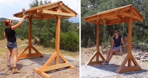 Porch swings made from recycled poly using stainless steel fasteners require no maintenance and resist rot and decay in full outdoor use and are better than.【get price】. How to Build A Wooden Porch Swing Frame | Porch swing ...