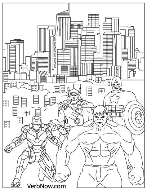 free avengers coloring pages for download printable pdf