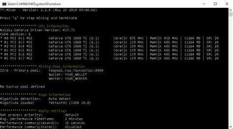 We are a small team of developers with a burning passion for crypto currency. TT-Miner 3.0.5 Nvidia GPU miner (Download and Configure ...