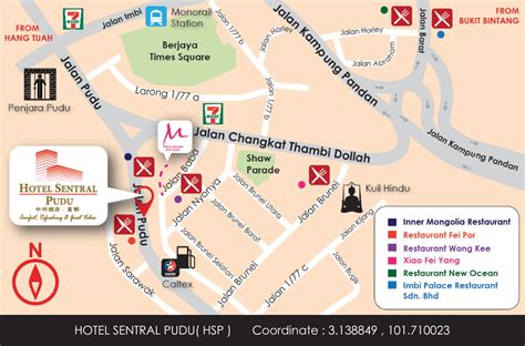 Although the new pudu sentral faced a drastic change, and of coz much more better than d old last time i was here more than 10 years ago, puduraya now called as pudu sentral, the terminal complex. Map & directions - Sentral Pudu Hotel | Book online