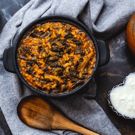 You can core the tomatoes and make a small x cut at the bottom of each tomato to easily. Spinach With Rice & Tomato Sauce | The Smashed Potato