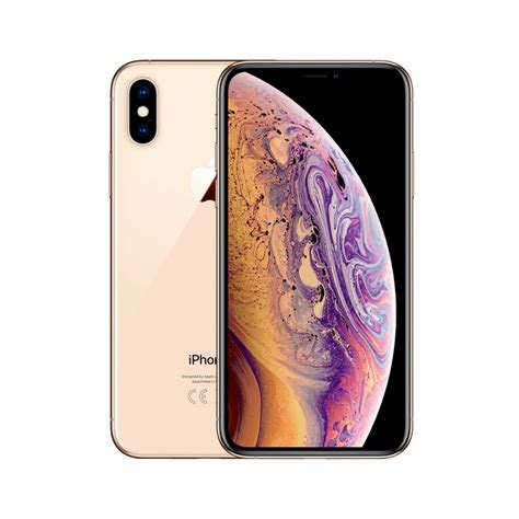 The back is glass, and there's a stainless steel band around the frame. APPLE iPHONE XS MAX 512GB GOLD | primo