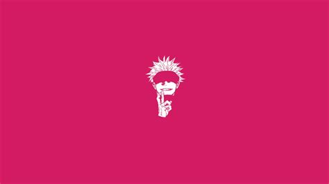 Customize and personalise your desktop, mobile phone and tablet with these free wallpapers! #8.1793, Satoru Gojo, Jujutsu Kaisen, Minimalist, Anime, 4K Wallpaper