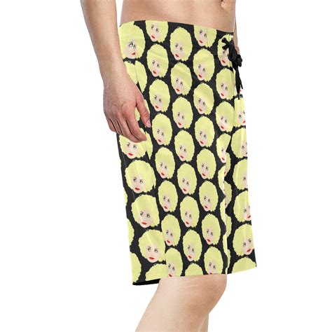 As that decade drew to a close dolly parton swim trunks . original illustration - Kayci Garline Wheatley