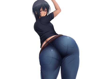 13 awesome front butts for your viewing pleasure. ass black hair blush chuunibyou demo koi ga shitai! long ...