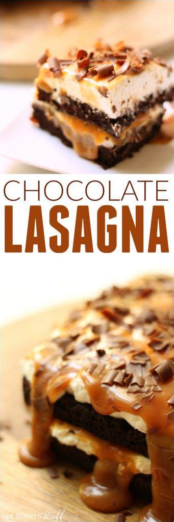 9 homemade recipes for chocolate lasagna from the biggest global cooking community! This chocolate lasagna is so easy to make, but it tastes ...