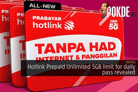 Get monthly to daily passes with unlimited calls & hotspot. Hotlink Prepaid Unlimited 5GB Limit For Daily Pass ...